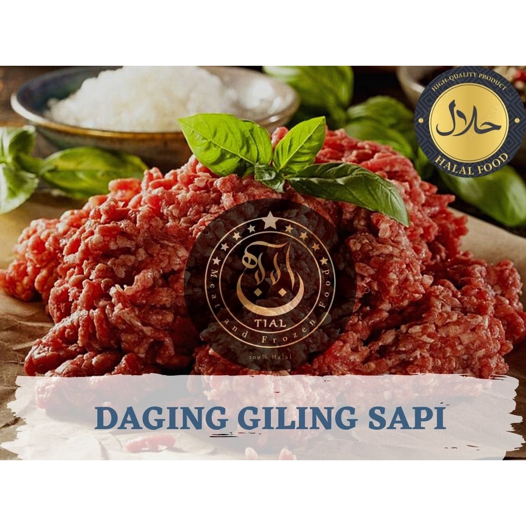 

Daging Giling/Daging Cincang/Premium Beef/100% Halal/Premium 500 gr