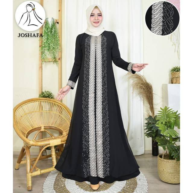 GAMIS ABAYA TURKEY MIX. BORDIR