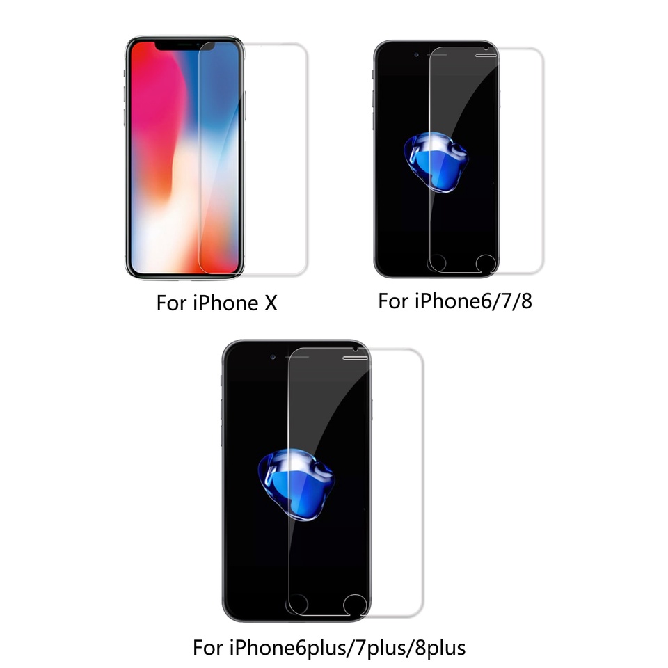 Pelindung Layar Tempered Glass Untuk Iphone 6 7 8 6 6s Plus 12 Mini 11 Pro Xs Max Xr 11x7 12 Pro