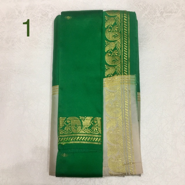 READY Kain Saree Warna Hijau / Sari India / Baju India / Baju Tradisional India / Kain Saree Cantik