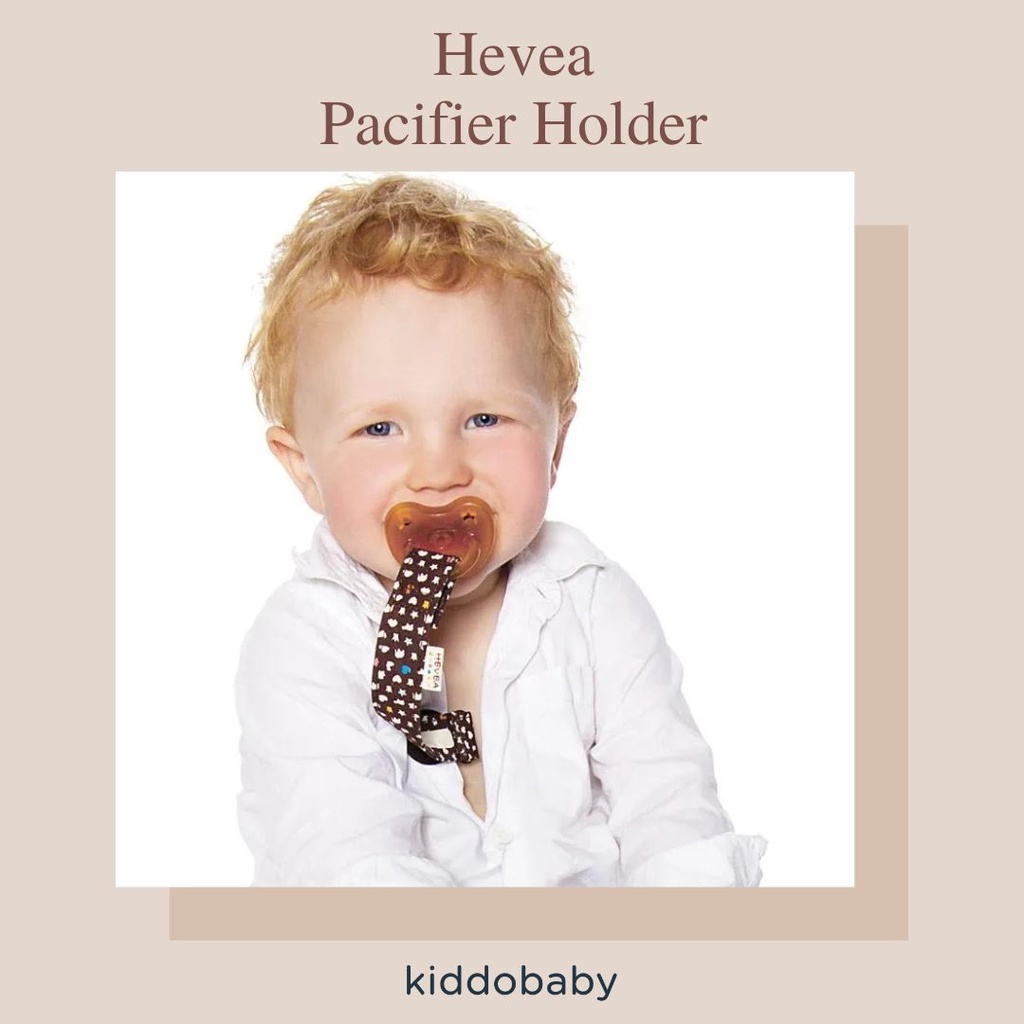 Hevea Pacifier Holder - Brown | Empeng Bayi