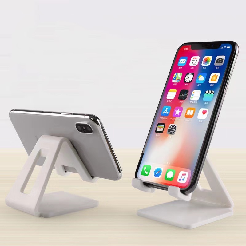 Bracket Stand Holder Handphone Bahan Aluminum alloy Rotasi 360 Derajat Adjustable Untuk  Samsung S20 FE Xiaomi Huawei