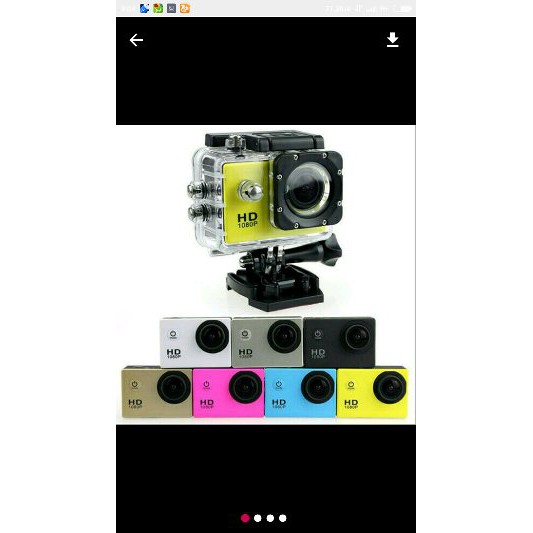 ACTION CAM,SPORT CAM NON WIFI 12 MEGAPIXELS