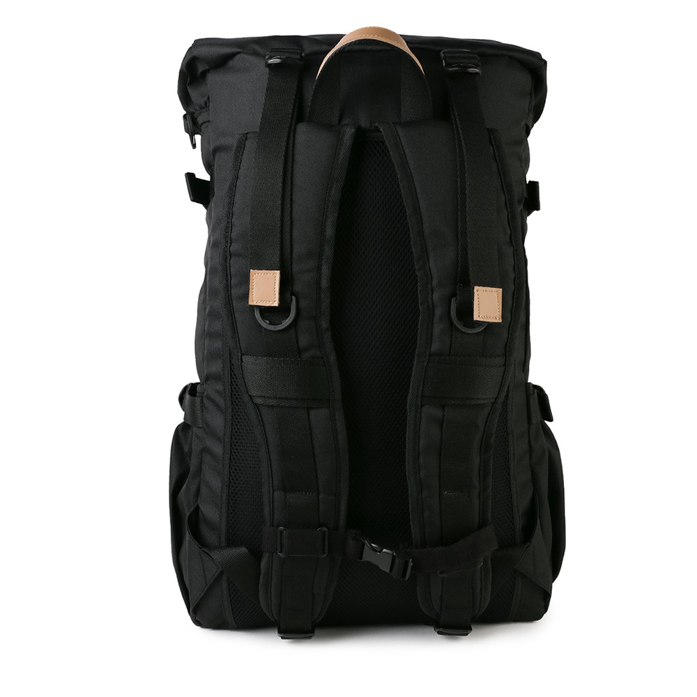 BUDDY BLACK  |Urban Factor x FORIND| Tas Ransel Ori Bag Gunung Polos Pria Wanita Backpack Baru New