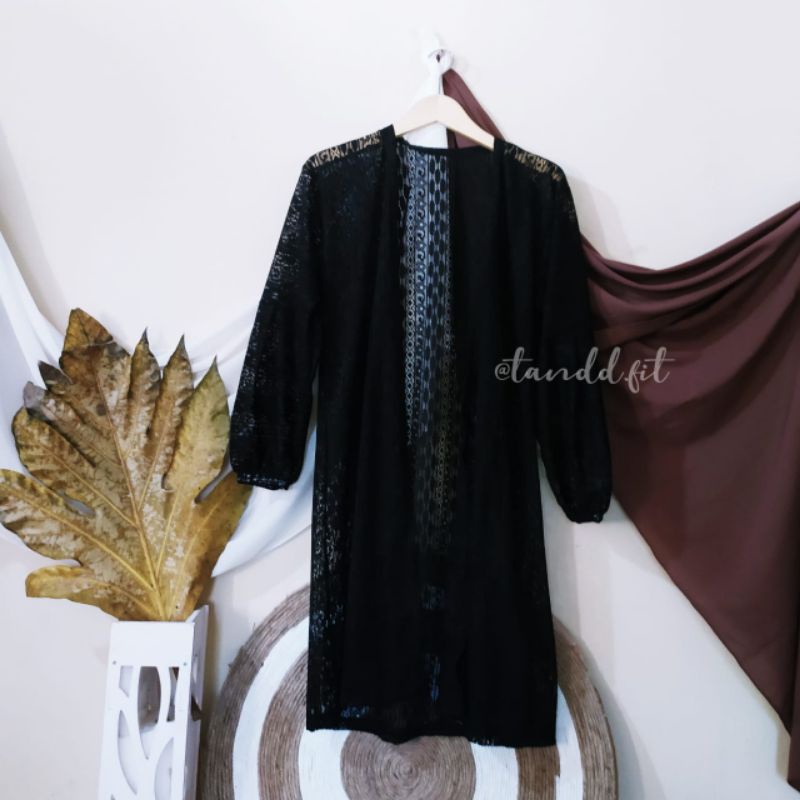 Long Outer Brukat Lace Brokat / Long Cardigan Brukat Brokat Lace / Outer Brukat Brokat Panjang