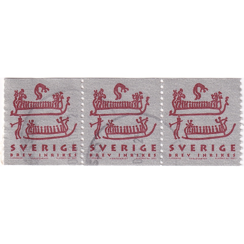 

Prangko Sweden 2001 - UNESCO World Heritage - BREV