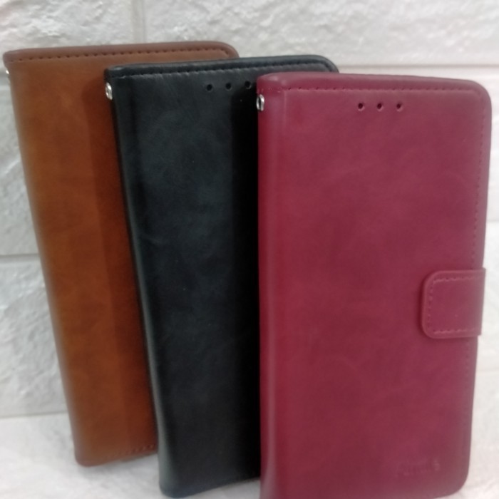 Samsung S8 / S8 Plus / S9 Plus / S10 Lite 20202 / S10 Plus / s20 FE / S21 Fe / S22 5G / S22 Plus / S22 Ultra Flip Cover Kulit Aimile Leather Walet Dompet Kulit