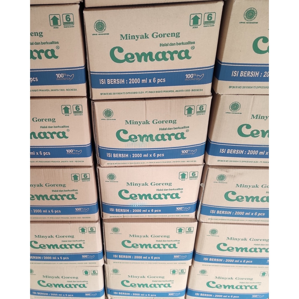 

Cemara 2 Liter Minyak Goreng [1 Karton x 6 Pouch]