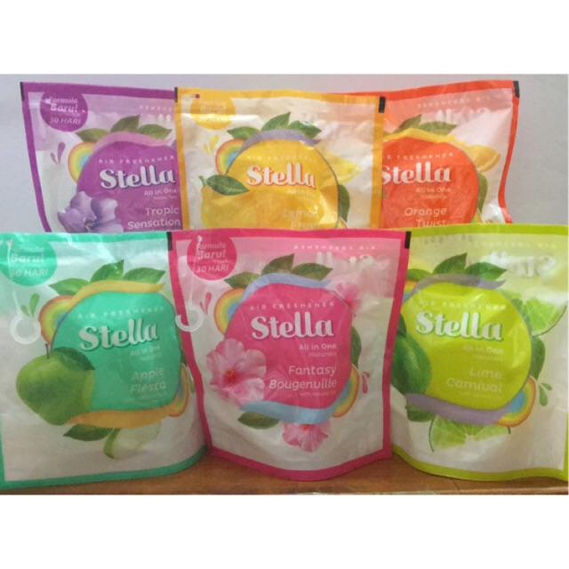 Jual STELLA ALL IN ONE NATURAL AIR FRESHENER 40gr Shopee Indonesia