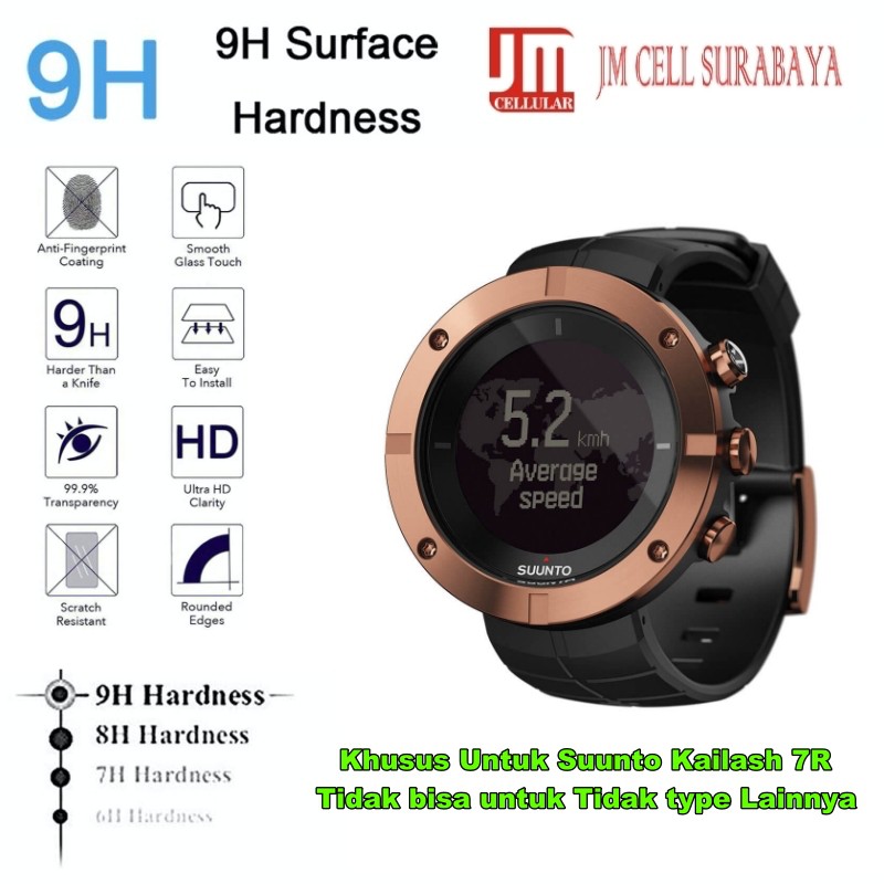 Anti Gores Tempered Glass Protector Khusus Untuk Suunto Kailash 7R