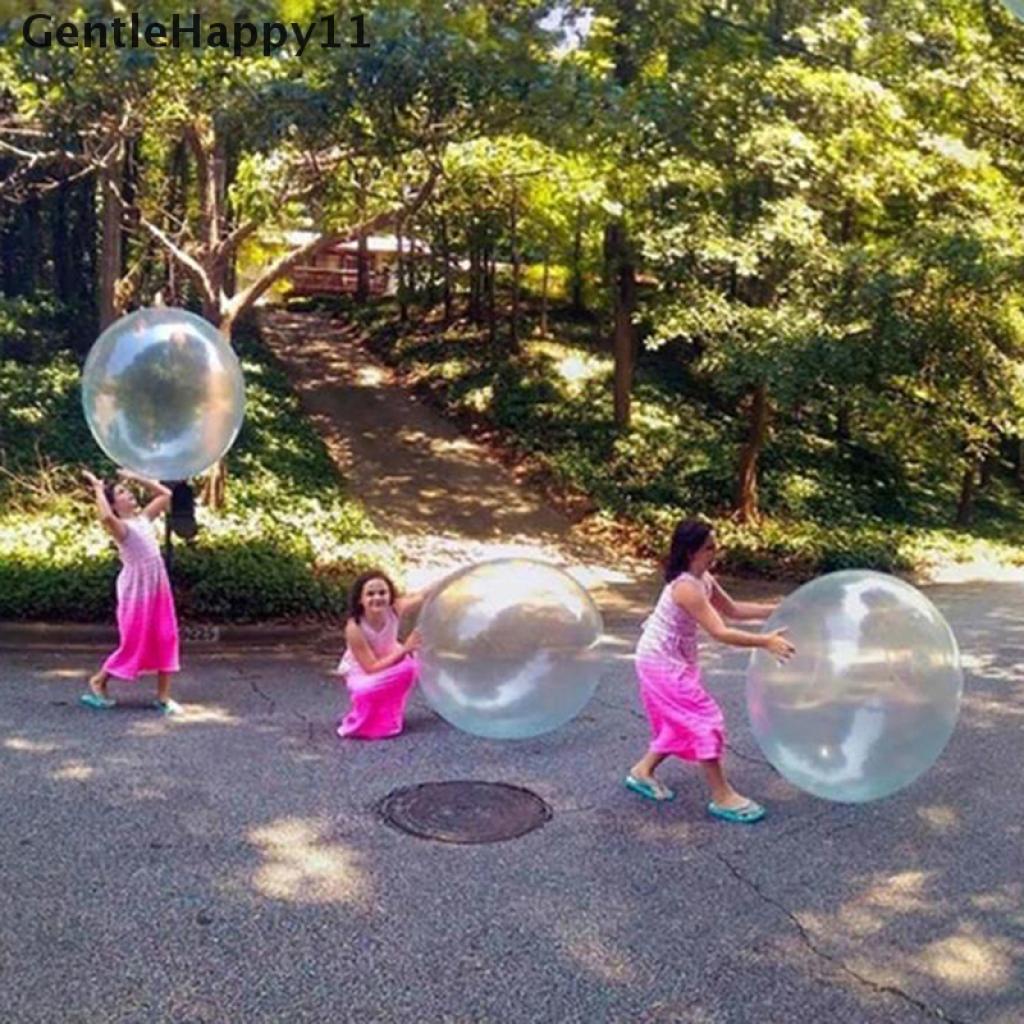 Gentlehappy Mainan Anak Bola Tiup Isi Air Untuk Outdoor