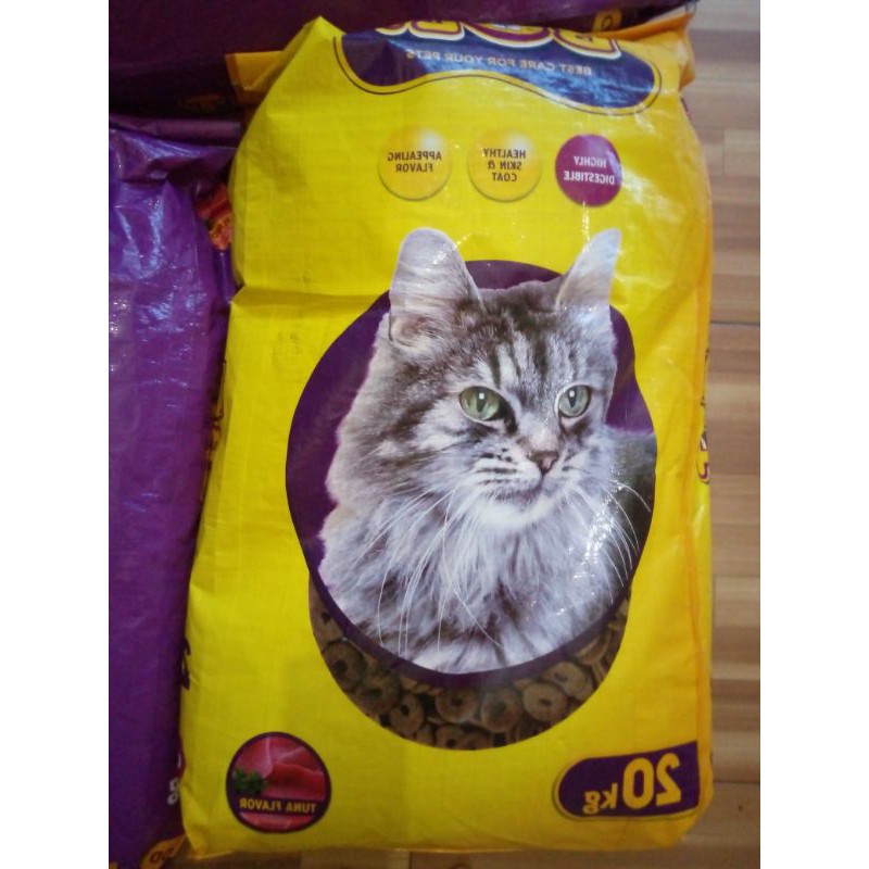 pakan makanan kucing bolt donat 20kg
