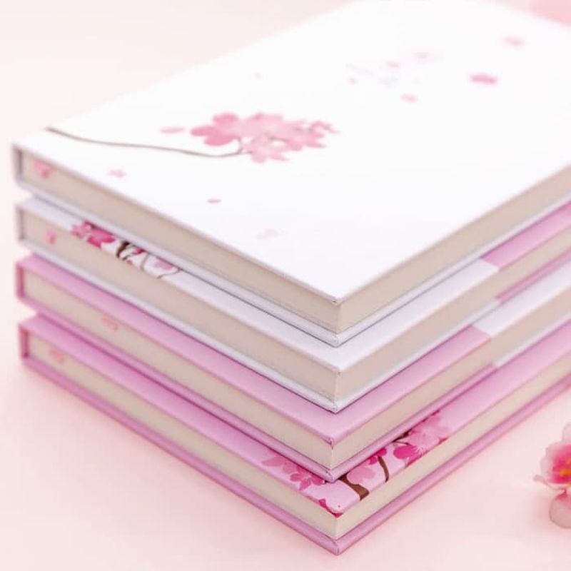 

buku tulis/ book gambar bunga sakura