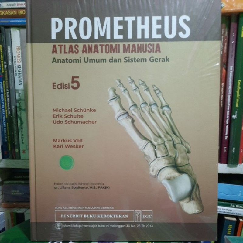 1 SET ATLAS  ANATOMI MANUSIA PROMETHEUS