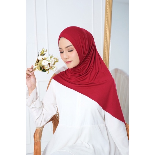 Ounadoutfit BERGO NADINE instan | bergo premium | bergo instan | hijab instan | bergo kaos polos | bergo turki | hijab malay