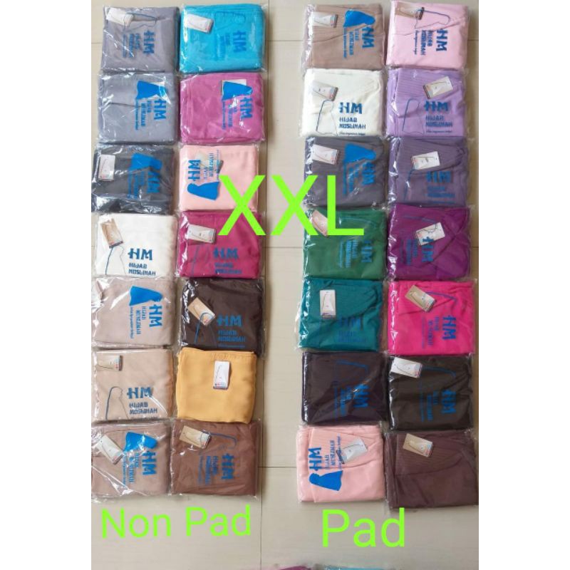 TERLARIS Jilbab Jumbo XXL syari Sifon Arab/ Chiffon silky 2 layer by Hijab Muslimah