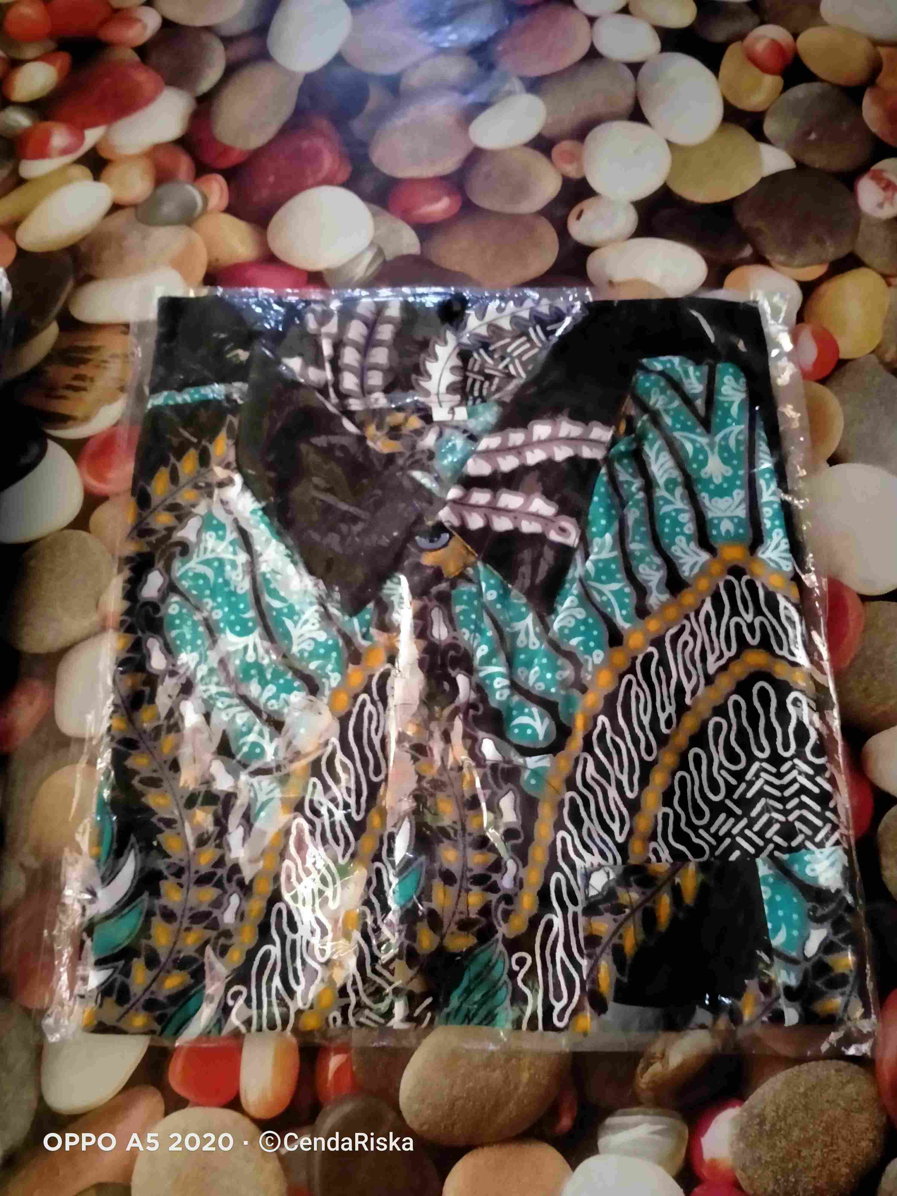 Rama Shinta Couple - Melani Set Couple Lilit Rovella Batik Couple Modern Motif Madu Hijau