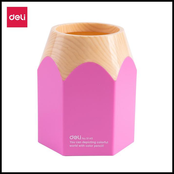 

Deli Pen Holder / Tempat Pulpen - Tempat Pensil (E9145) - Merah Muda
