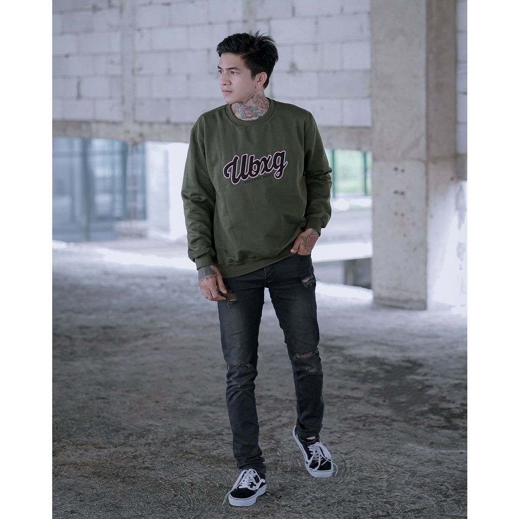 VINTAGE SOUL SWEATER UNBOXING ARMY //SWEATSHIRT CRAWNECK BORDIR ORIGINAL