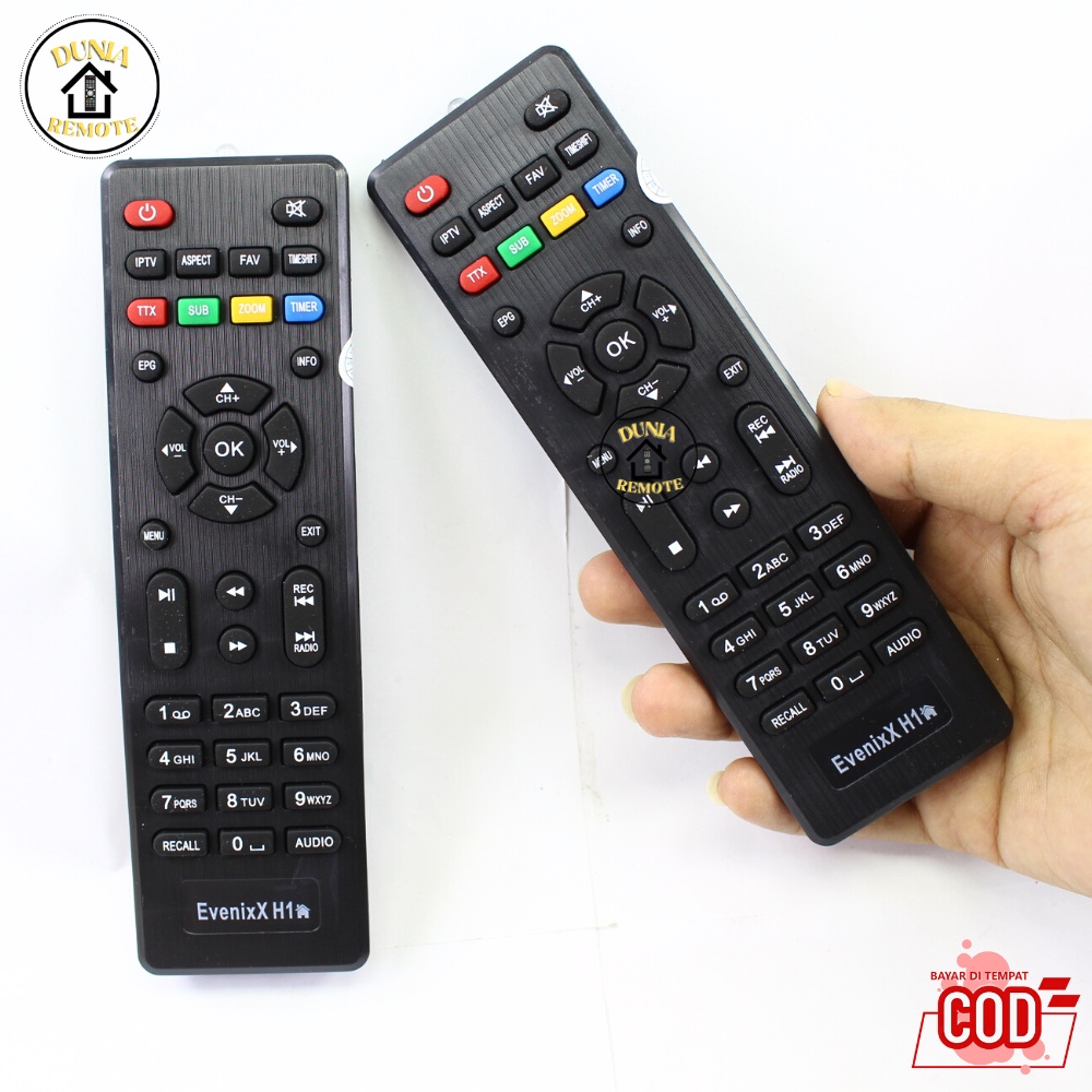 Remot Remote STB Set Top Box Multimedia Player Dvb-T2 Evenix-H1