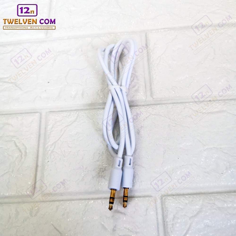 Kabel Aux To Aux Macaron Audio 1 in 1 Komputer HP Laptop 1 Meter