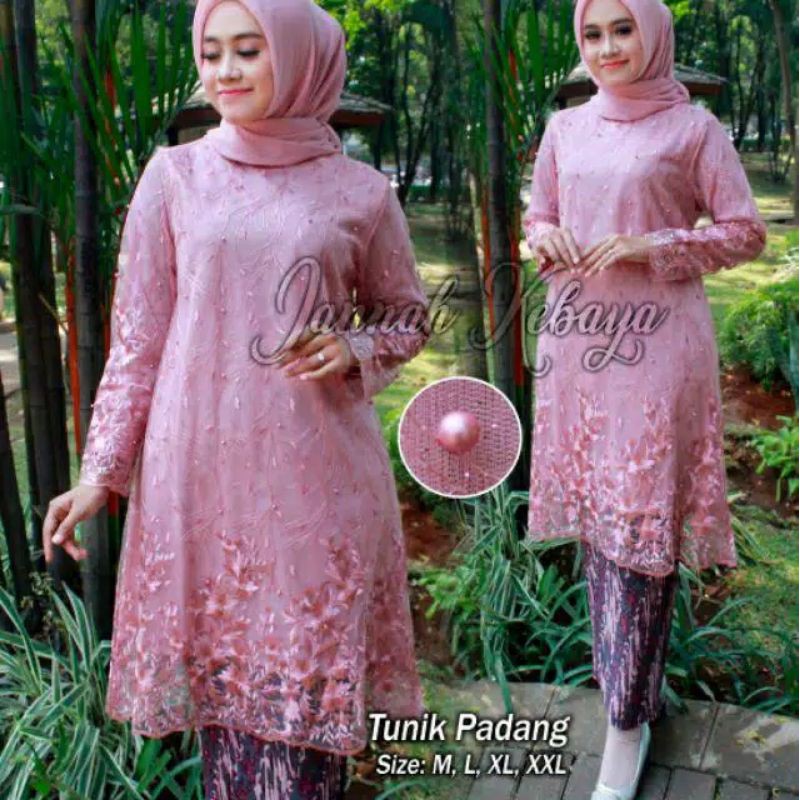 SET TUNIK PESTA // SET TUNIK WISUDA //SERAGAMAN PESTA // By jannah kebaya