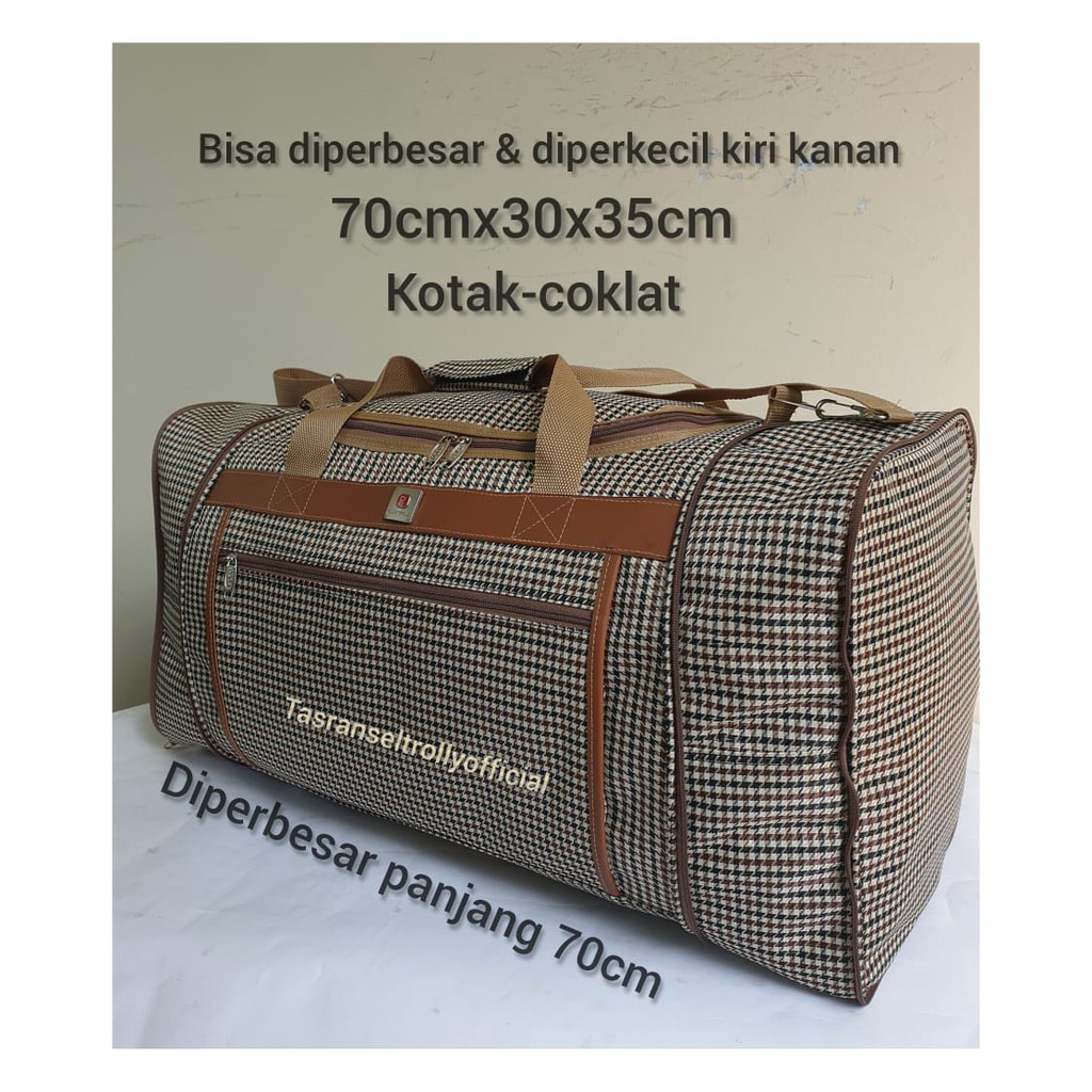 Tas Pakaian Travel Bag Polo Interclub 70x30x35 ukuran Jumbo 100%original