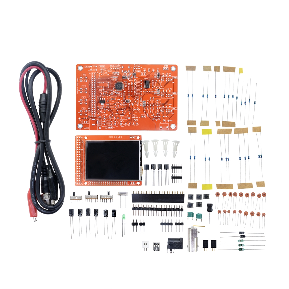 ✫〖ready to ship/COD〗✫DSO138 Set Oscilloscope Digital DIY dengan Probe unsoldered STM32 200KHz