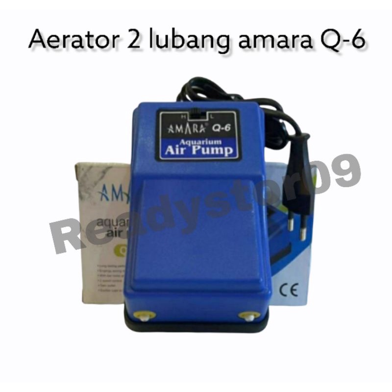 Amara Q-6 airpump / aerator 2lubang