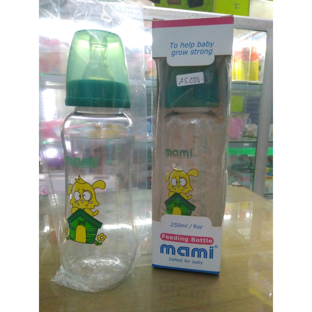 Jual BOTOL SUSU MERK MAMI BABY BOTTLE BOTOL SUSU 250 ML | Shopee Indonesia