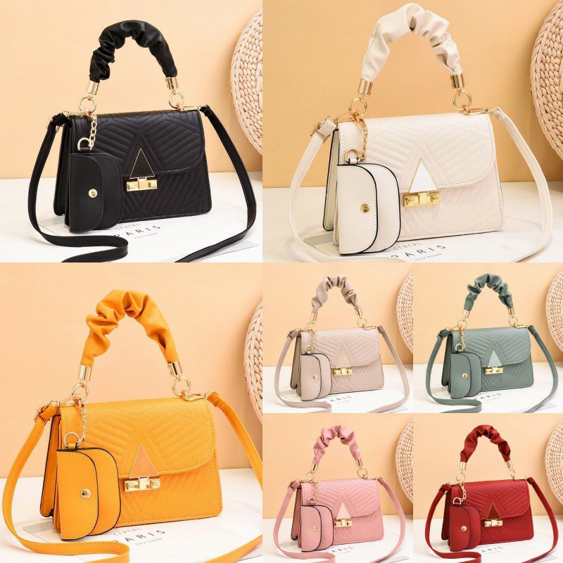 HananJr JT8398 Tas Selempang Pesta Wanita Elegan 2in1