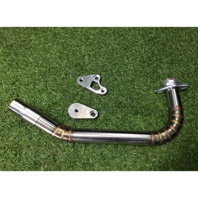 Leheran knalpot Stanless mio 28mm + breket
