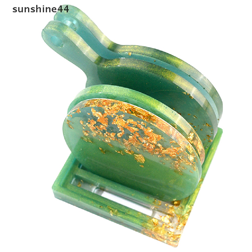 Sunshine Cetakan Epoxy Resin Bentuk Bulat Holder Gelas