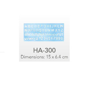 

Penggaris Huruf Angka Butterfly 300