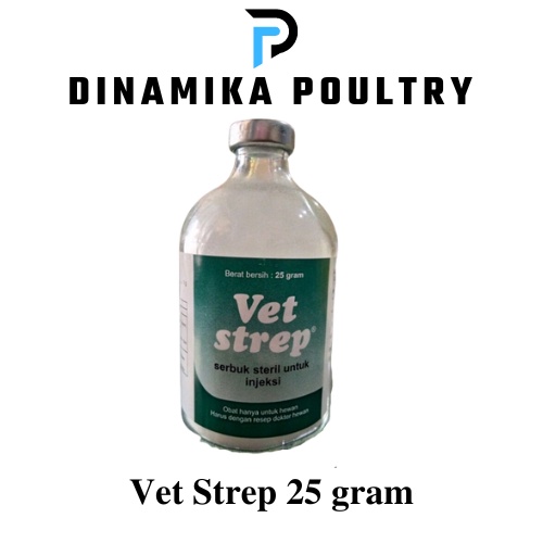 Vet Strep 25 gram Medion Serbuk Steril Untuk Injeksi
