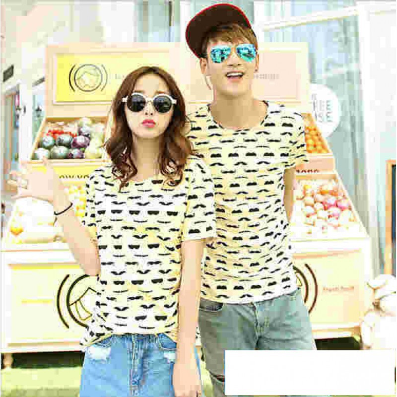 Kumis Full / baju couple / couple / baju pasangan / grosir / dropship