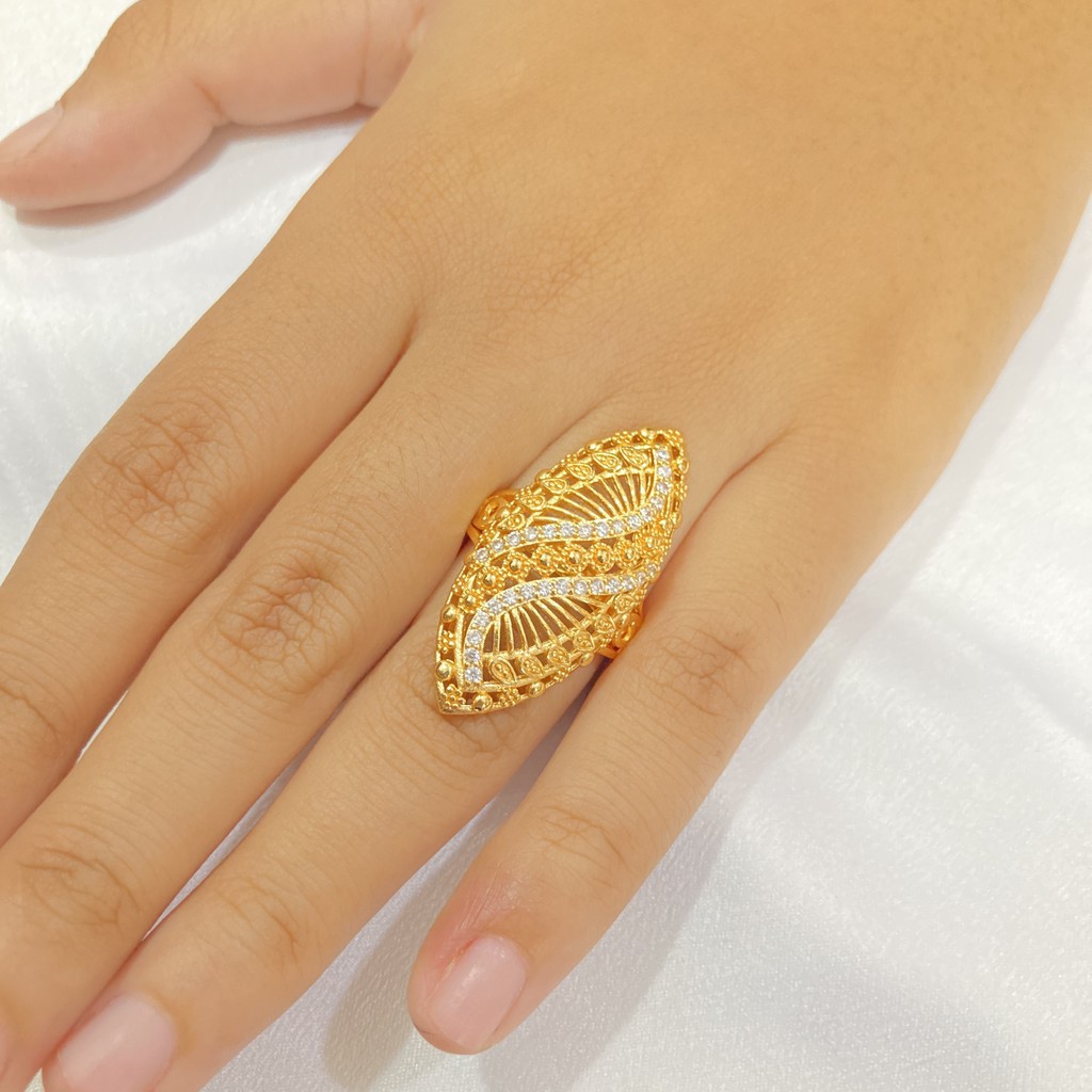 Cincin Wanita Permata Aksesoris Perhiasan Yaxiya Jewelry