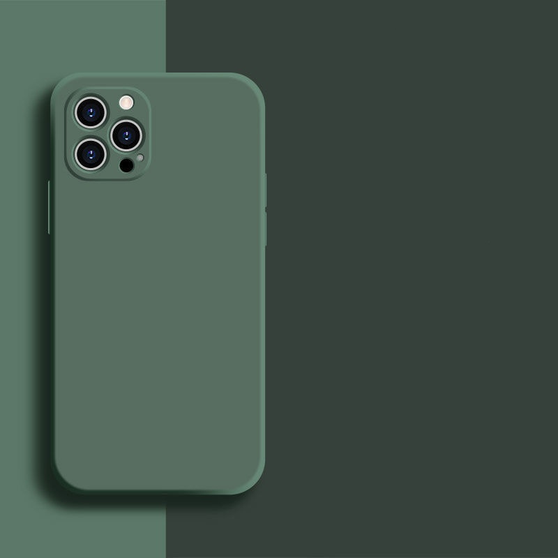 Casing Samsung A53 A50 A50S A32 A30 A30S A20 A10 A10S A7 2018 J7 J6 J6+ J4 J4+ Prime Plus Solid Color Straight Edge Protect Camera Soft Case-7