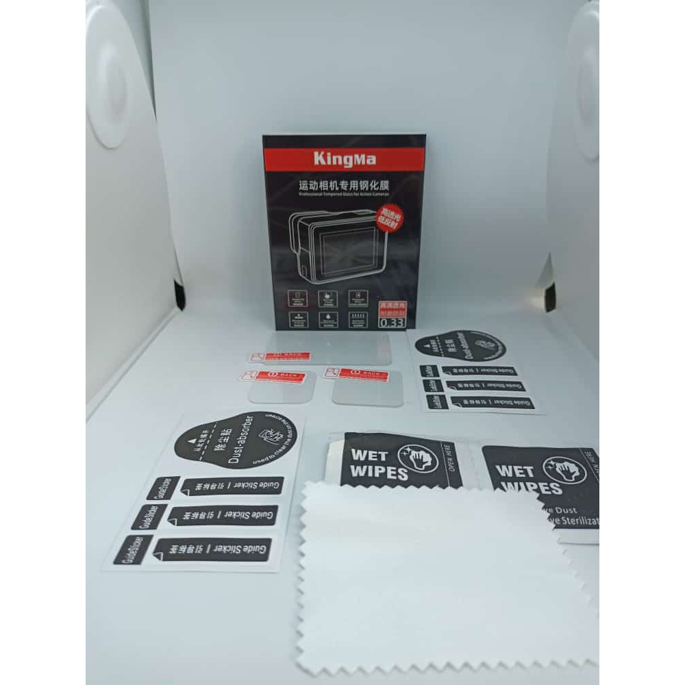 anti gores gopro 8 tempered glass