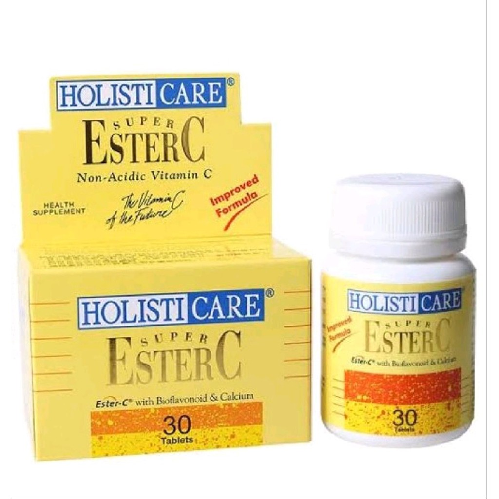 HOLISTICARE ESTER C BOTOL 30 &amp; 90 KAPLET