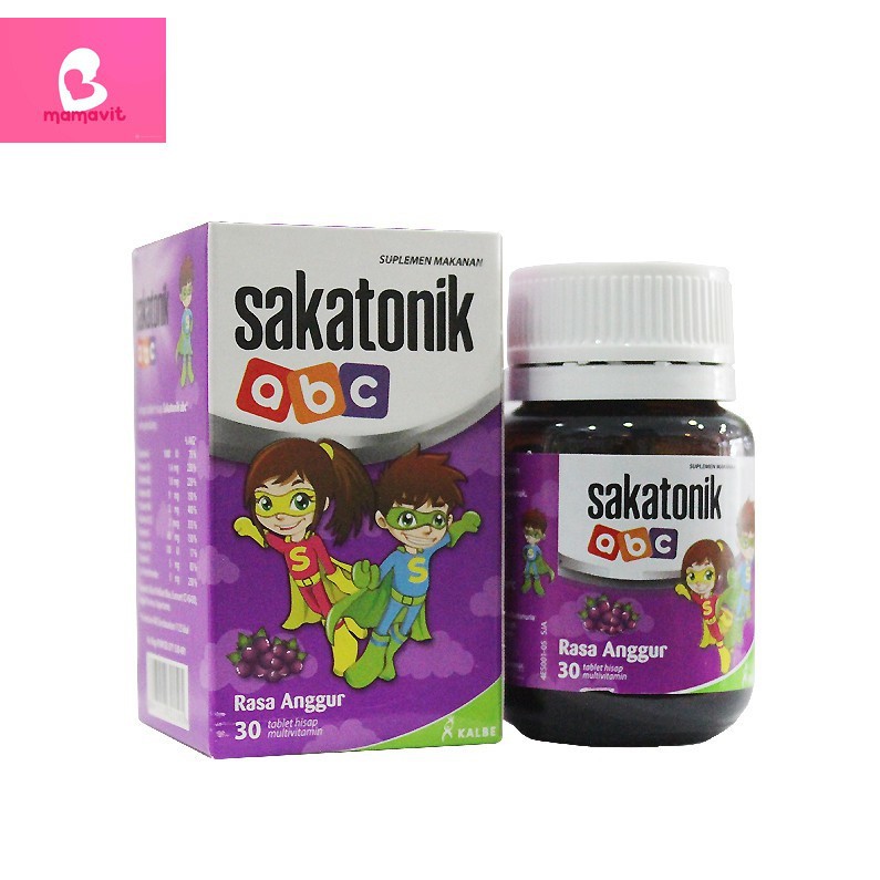 SAKATONIK ABC MULTIVITAMIN  TABLET ANAK/ VITAMIN ANAK/ DAYA TAHAN TUBUH