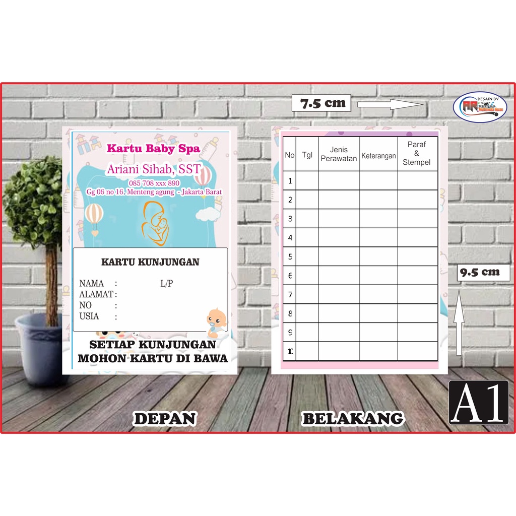 

Kartu Kunjungan Baby Spa (custom)