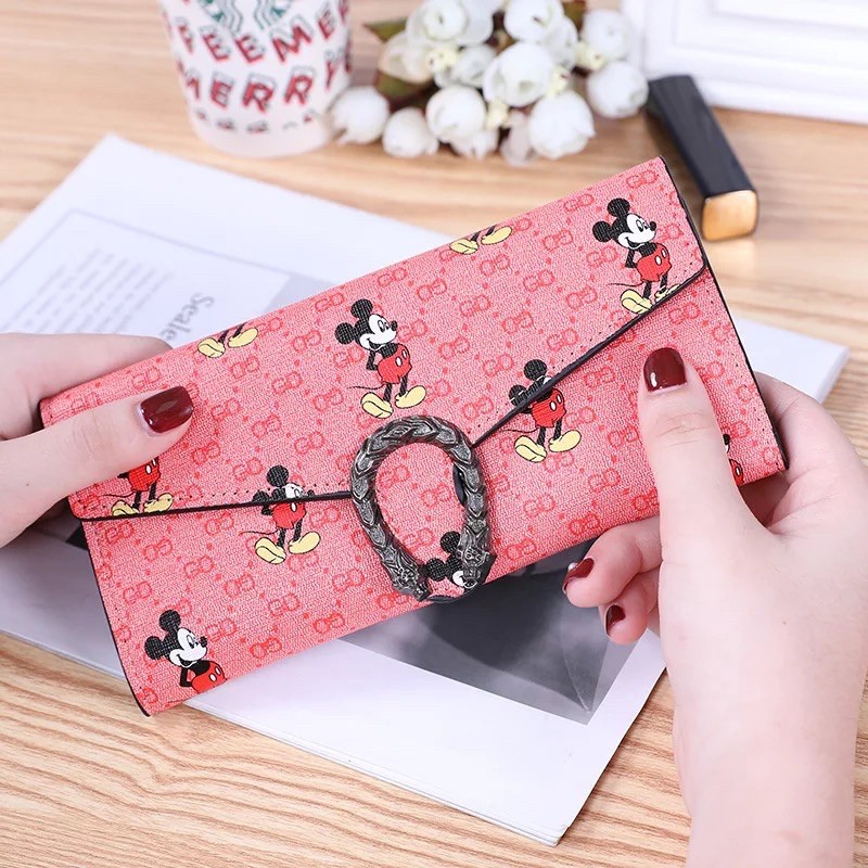 TI 3083 - DOMPET PANJANG WANITA MICKEY DOMPET WANITA IMPORT MURAH - E