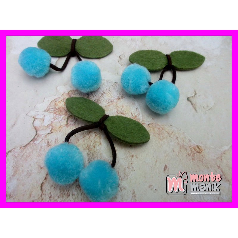 

Aplikasi Cherry Pom-Pom Biru Muda 2,5 cm (ALL-012) Toko Bahan Craft