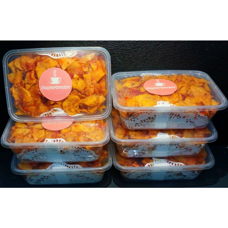 

Kentang mustofa atau keripik kentang atau kentang pedas manis