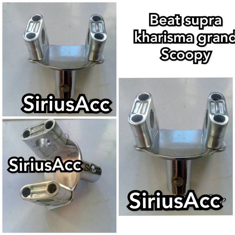 Adaptor Stang Trondol Stang Dudukan Stang Honda Beat Scoopy Supra Kharisma Revo Blade Dll