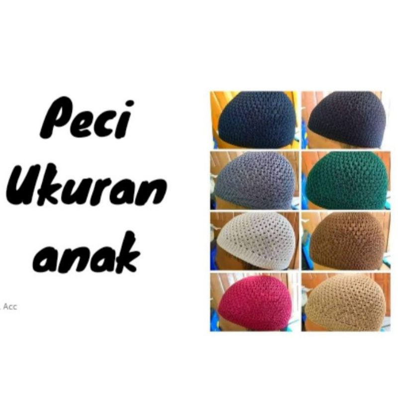 Kupiah / Peci Rajut