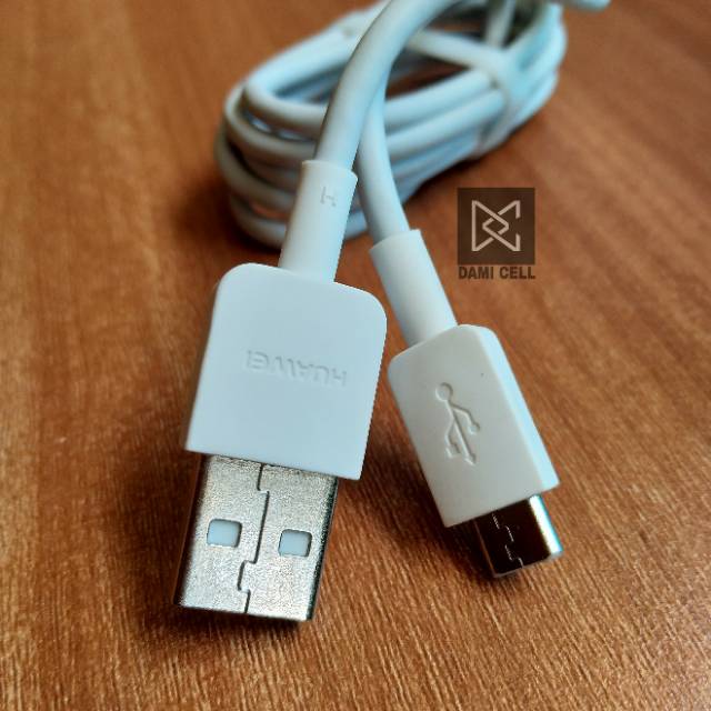 Kabel Data Huawei Original 100% Micro USB 2 Ampere 1 Meter