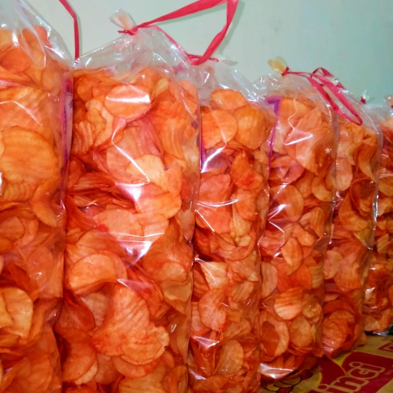 

KERIPIK SINGKONG BALADO 1 BAL (1 KG)