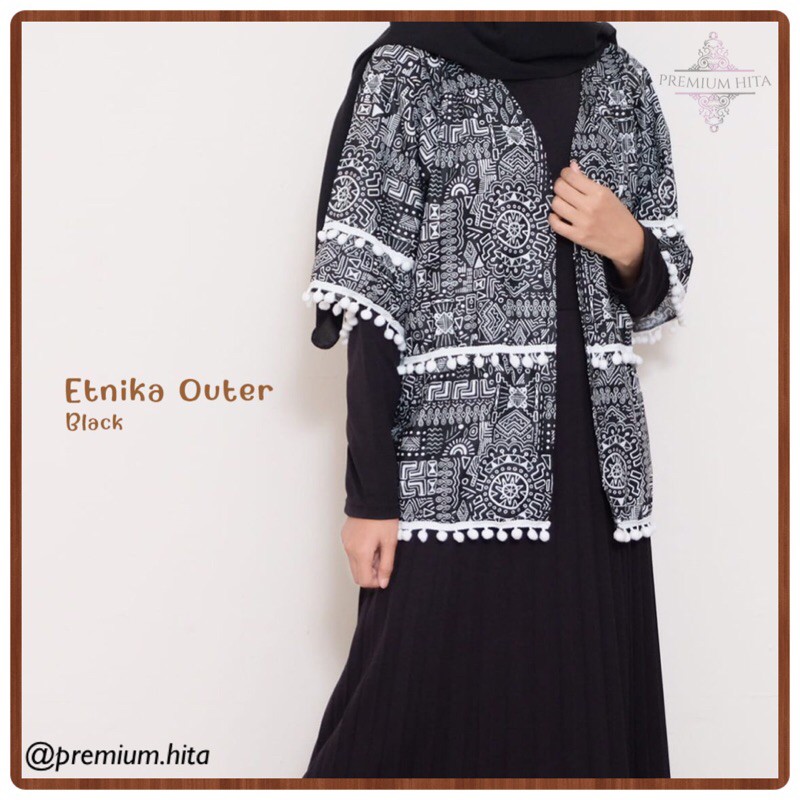 Etnika Outer - Outer Pantai Motif Panjang Wanita
